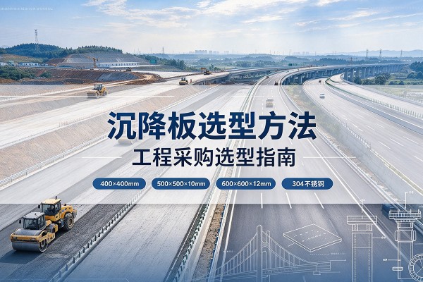 志丹沉降板选择方法