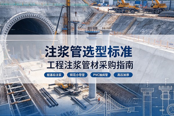 志丹注浆管选型标准