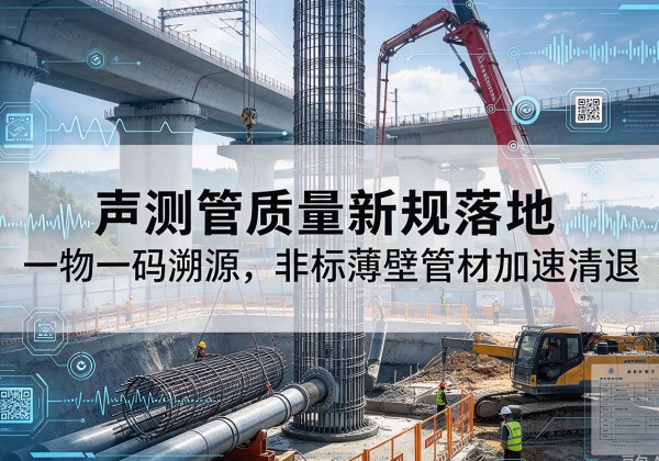 志丹声测管质量新规落地，一物一码溯源，非标薄壁管材加速清退