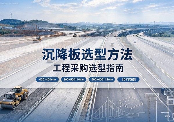 志丹沉降板选择方法